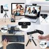 MF934H 1080P Hd 60fps Webcam with Microphone for Desktop Laptop Computer Meeting Streaming Web Camera Usb [Software]