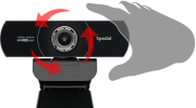 MF934H 1080P Hd 60fps Webcam with Microphone for Desktop Laptop Computer Meeting Streaming Web Camera Usb [Software]