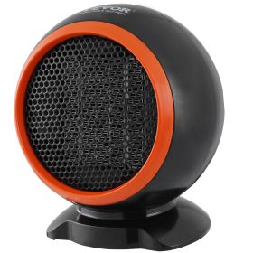 VEVOR Portable Electric Space Heater with Overheat Protection, 500 W Secure and Quiet Ceramic Heater Fan