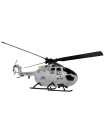 RC Helicopter For Adult, 2.4GHz 4CH Aircraft Model, Remote Control RC Heli, With 6-Axis Gyro, One Key Take Off/Landing, Grey/Orange