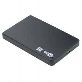 2.5-inch Hard Drive Enclosure; USB3.0 2.0 IDE Parallel Port Mobile Hard Disk Box; High-speed HDD Chassis External Storage; Suitable For PC Laptop And (Items: 2.0, Color: Black)
