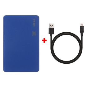 2.5-inch Hard Drive Enclosure; USB3.0 2.0 IDE Parallel Port Mobile Hard Disk Box; High-speed HDD Chassis External Storage; Suitable For PC Laptop And (Items: 2.0, Color: Blue)