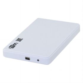 2.5-inch Hard Drive Enclosure; USB3.0 2.0 IDE Parallel Port Mobile Hard Disk Box; High-speed HDD Chassis External Storage; Suitable For PC Laptop And (Items: 2.0, Color: White)