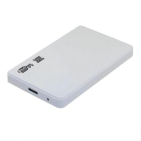 2.5-inch Hard Drive Enclosure; USB3.0 2.0 IDE Parallel Port Mobile Hard Disk Box; High-speed HDD Chassis External Storage; Suitable For PC Laptop And (Items: 3.0, Color: White)