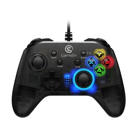 GameSir T4w USB Wired Gamepad Game Controller with Vibration and Turbo Function PC Joystick for Windows 7 8 10 11 (Color: T4w)