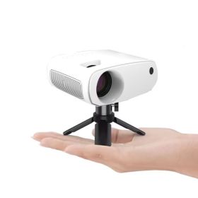 Mini Projector Compatible With Android/iOS/Windows/TV Stick/USB (Type: Style A, Color: Antique White)