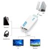 Full HD 1080P Wii to HDMI-compatible Converter Adapter Wii2HDMI-compatible Converter 3.5mm Audio for PC HDTV Monitor Display