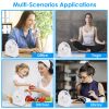 6.5in Desk Fan USB Powered 2 Speeds Table Cooling Fan Tilt Quiet Desktop Fan for Bedroom Office